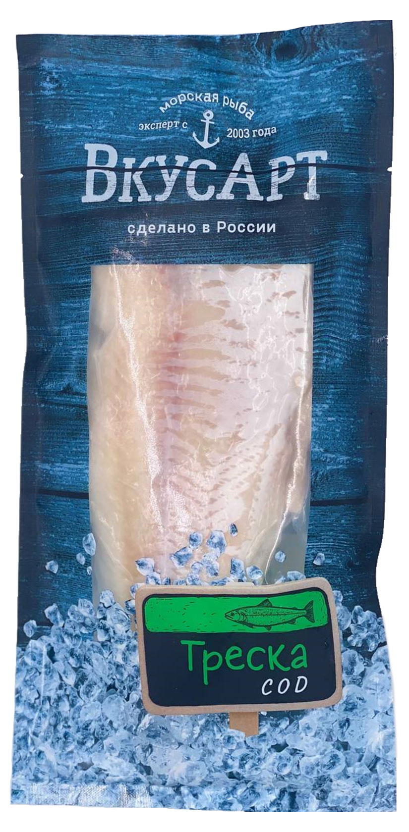

Треска замороженная Вкус Арт филе, 600 г