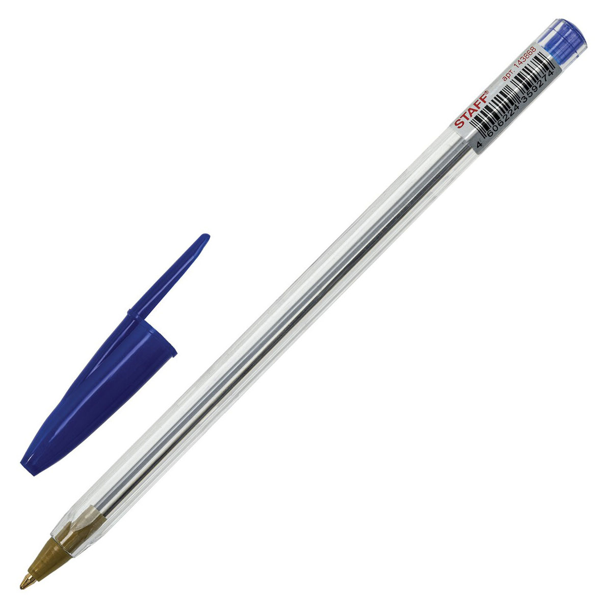 Изображение товара Шариковая ручка STAFF Basic Budget BP-04 синяя