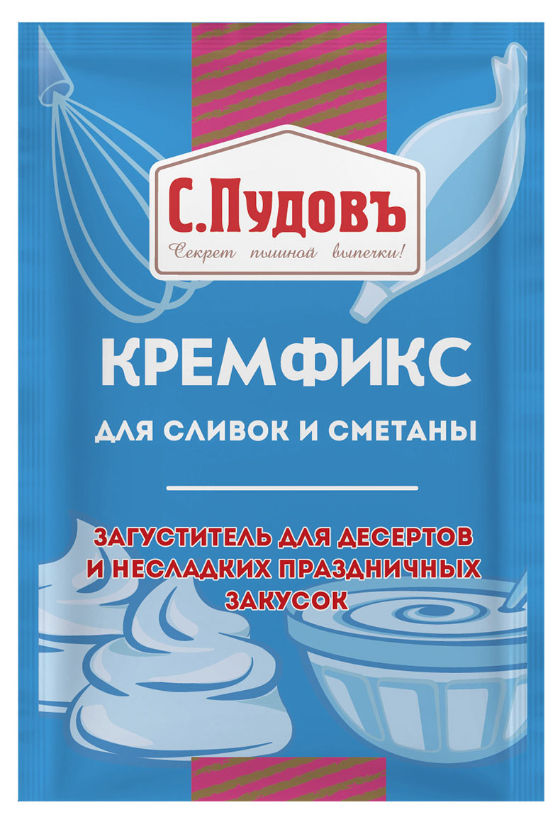 

Кремфикс загуститель для сливок и сметаны С.Пудовъ, 8 г