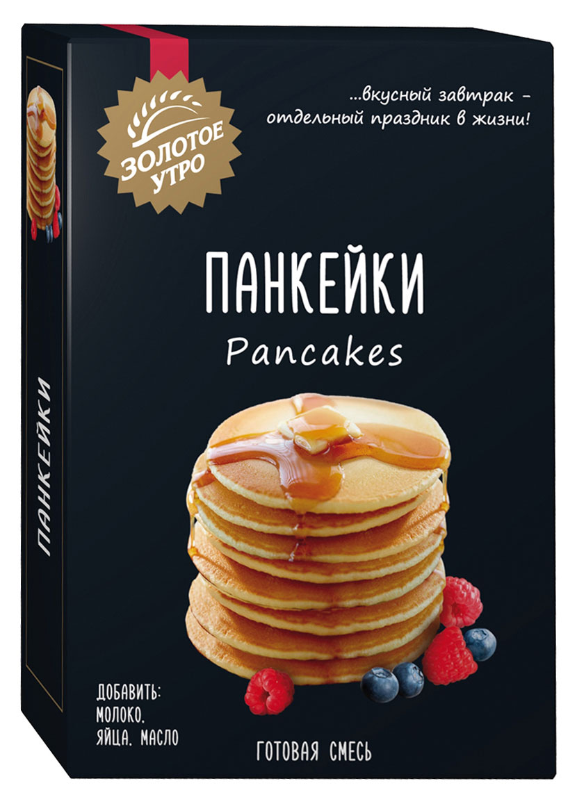 

Мучная смесь Золотое утро Панкейки, 300 г