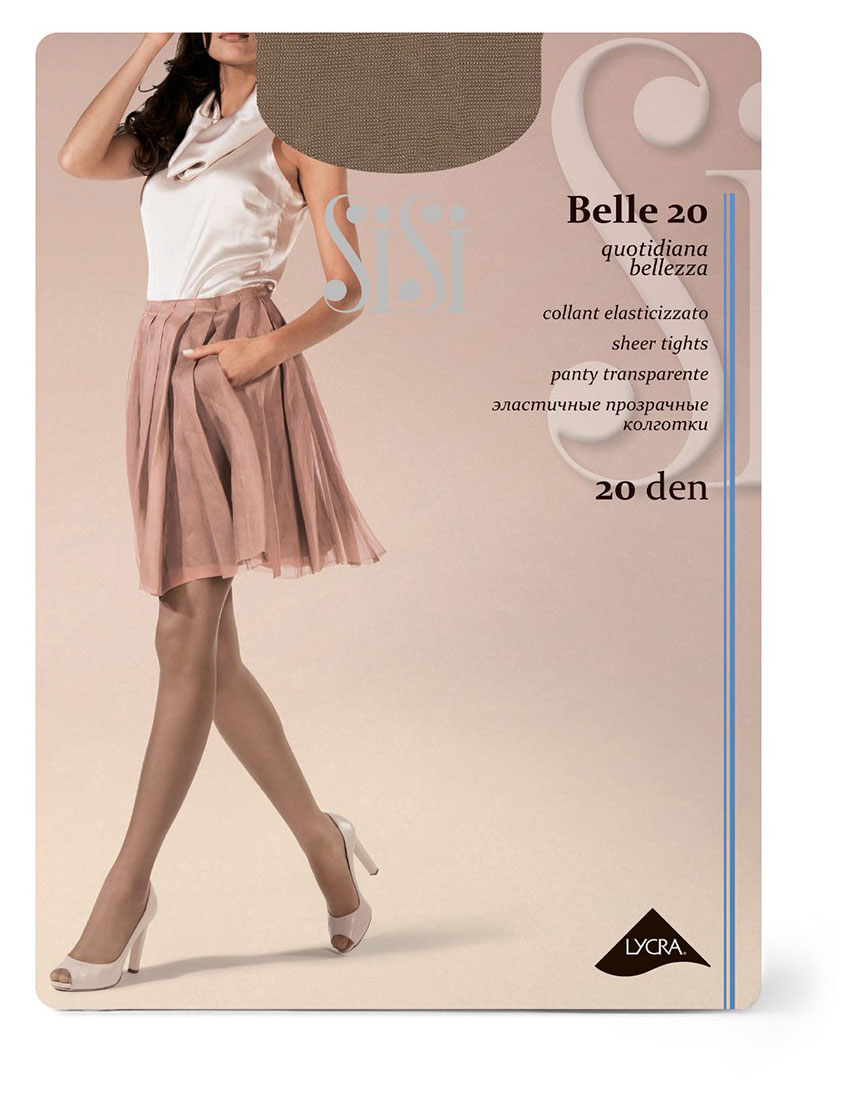 

Колготки женские SiSi Belle 20 den Miele, размер 5