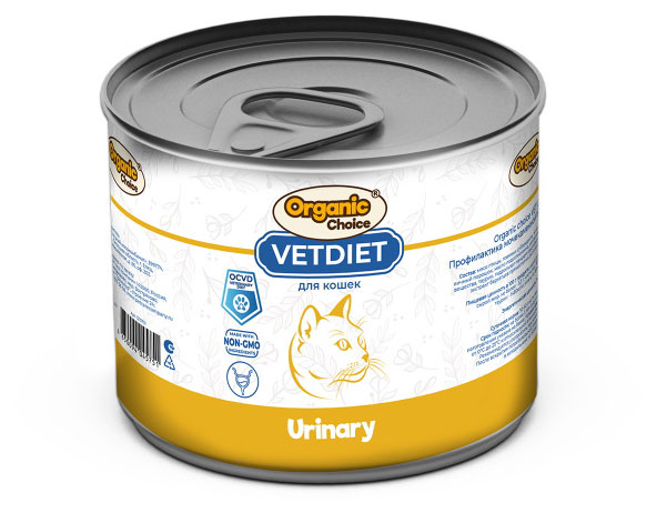 

Корм для кошек Organic Сhoice VET Urinary профилактика МКБ, 240 г