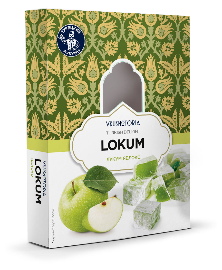 

Лукум Vkusnotoria со вкусом яблока, 250 г