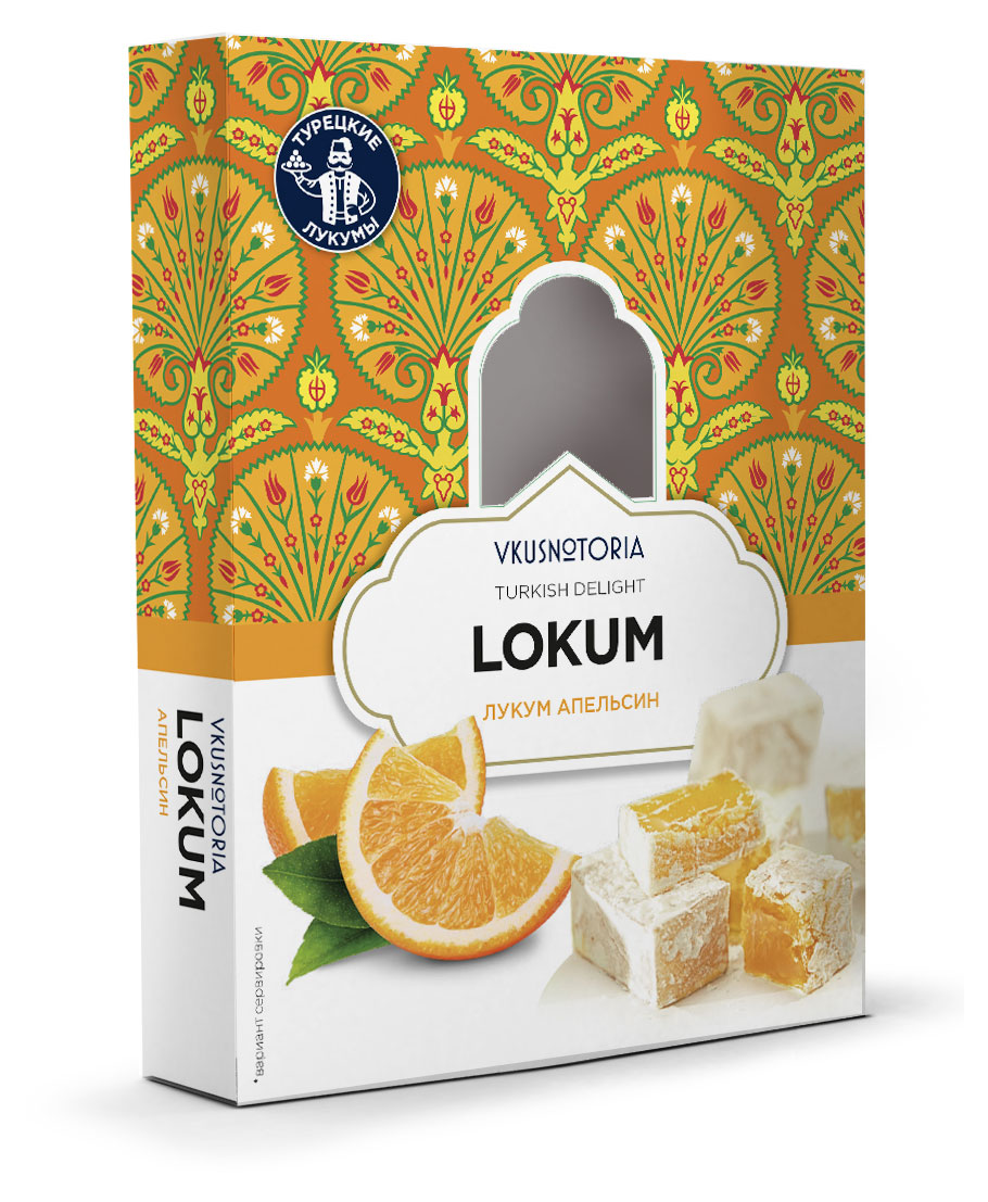 

Лукум Vkusnotoria со вкусом апельсина, 250 г