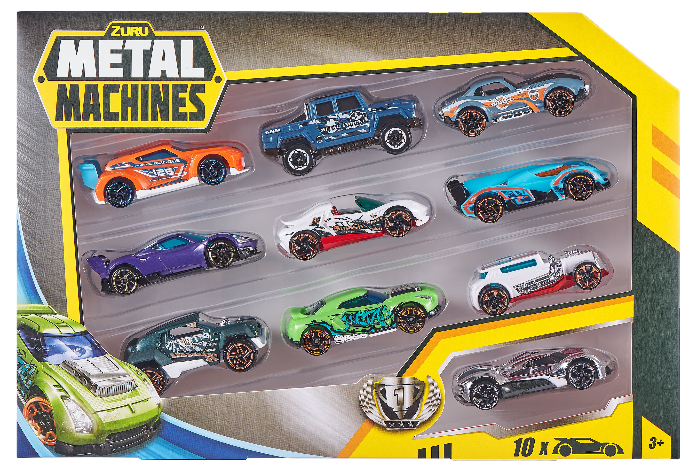 

Машинки Zuru Metal Machines, 10 шт