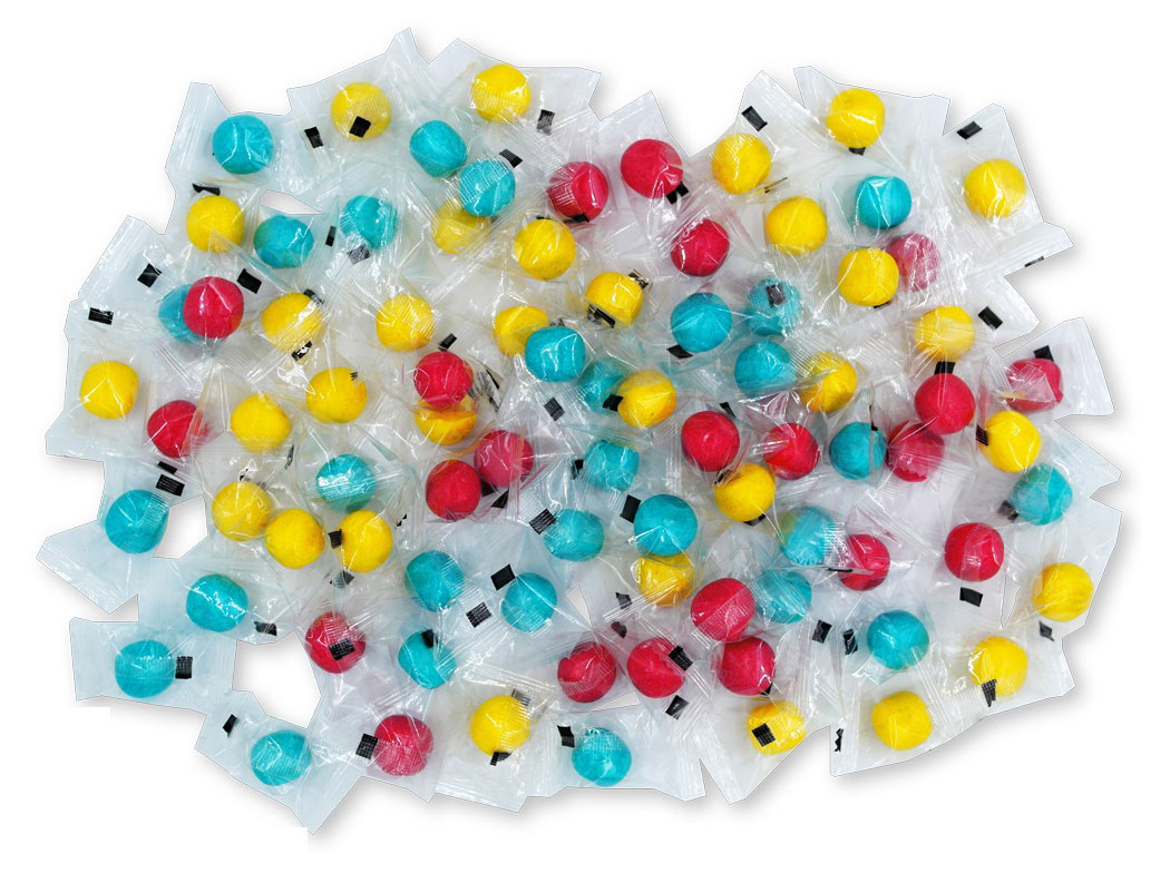 Изображение товара Жевательные резинки «Пузырята» в шариках, вес