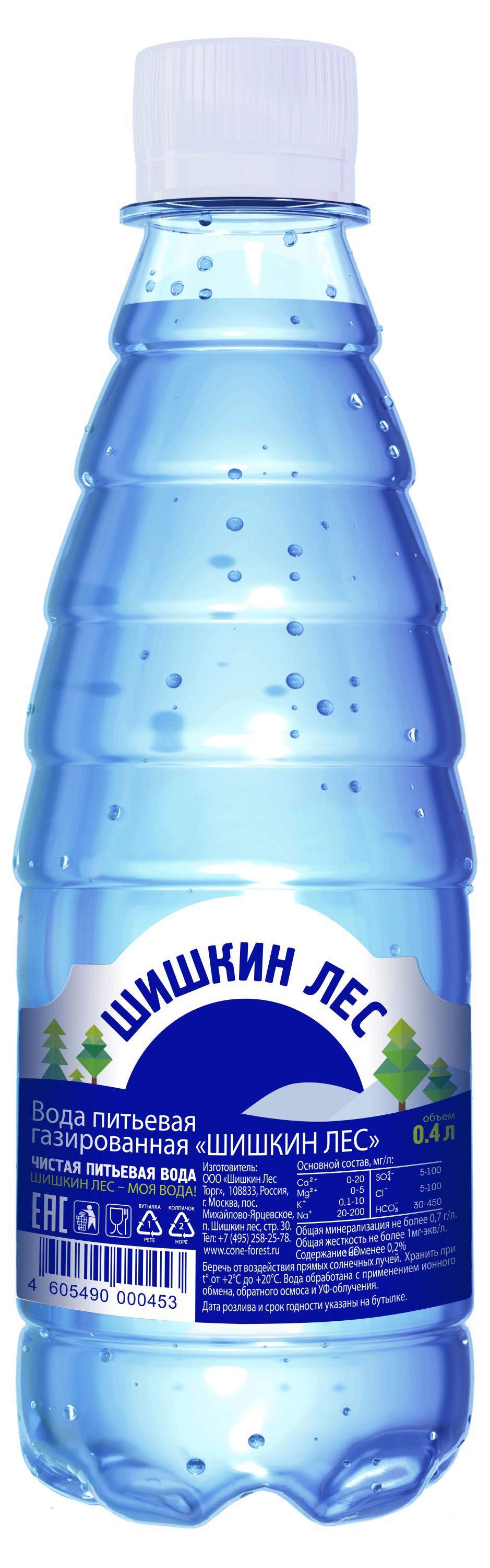 

Вода питьевая Шишкин Лес газированная, 400 мл