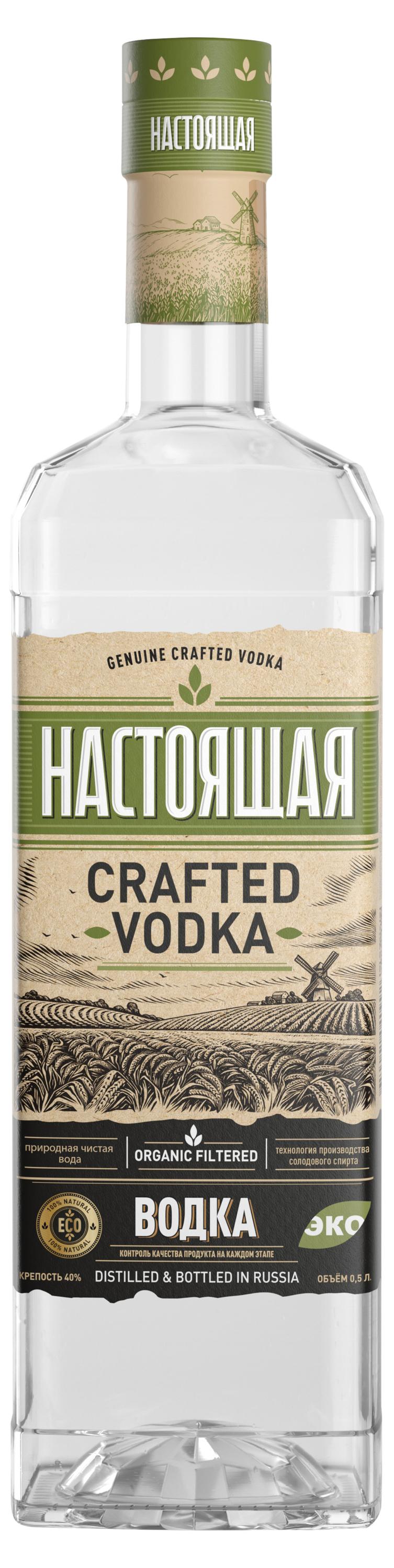 

Водка Настоящая Крафтовая Россия, 0,5 л