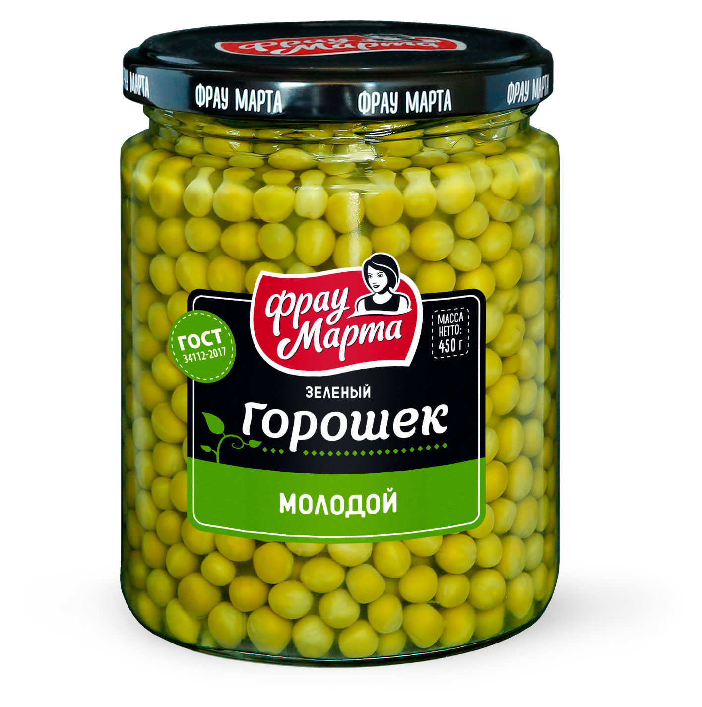 

Горошек зеленый Фрау Марта, 450 г