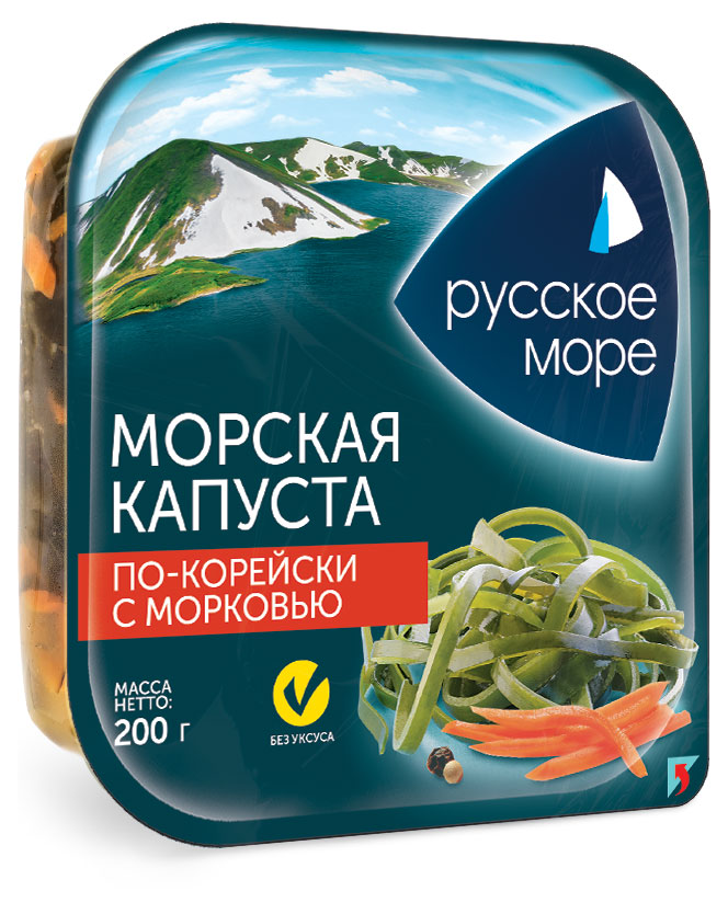 

Морская капуста Русское море по-корейски с морковью, 200 г