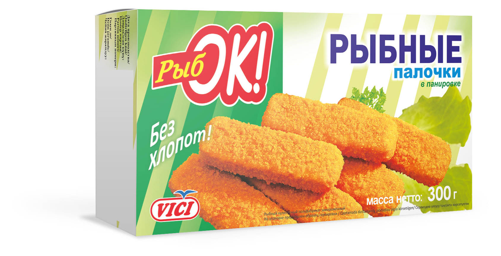 

Рыбные палочки VICI РыбОК в панировке, 300 г