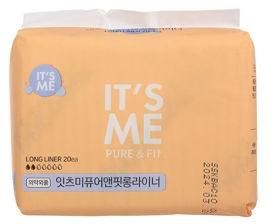 

Прокладки ежедневные IT'S ME Pure&Fit из органического хлопка 2 капли, 20 шт