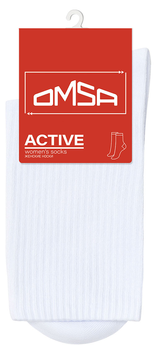 

Носки женские Omsa Active 152 Bianco, размер 39-41