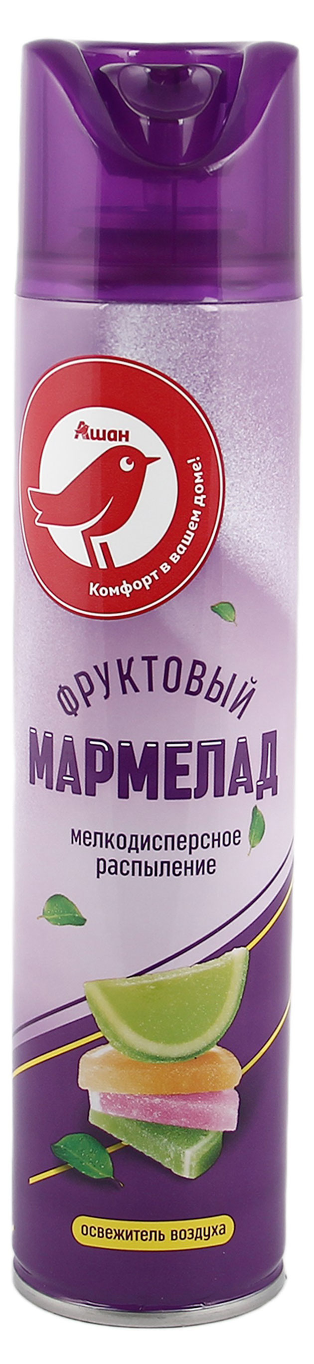 

Освежитель воздуха АШАН Красная птица Фруктовый мармелад, 300 мл