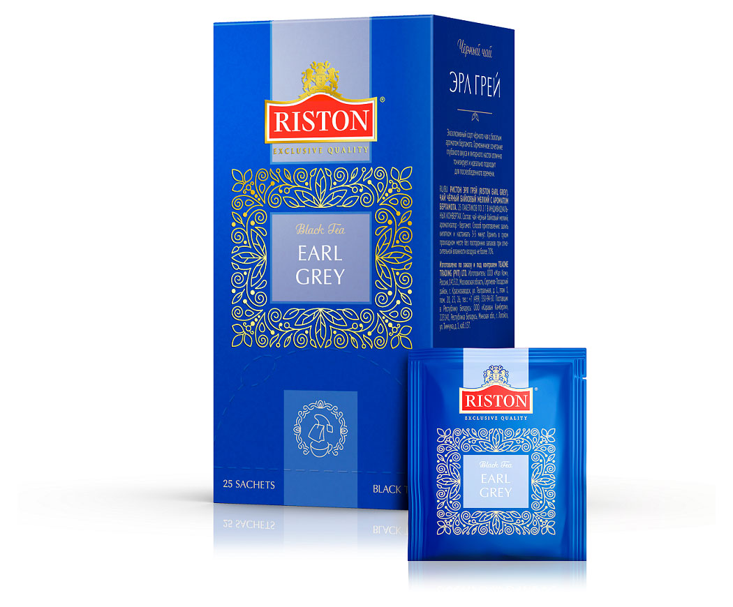 

Чай черный RISTON Earl Gray, 25x2 г