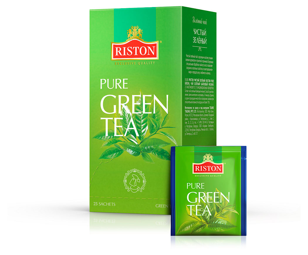 

Чай зеленый RISTON Pure, 25x2 г