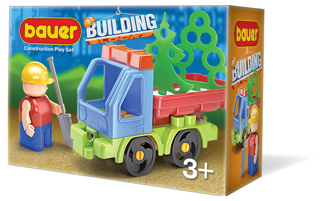 

Конструктор Bauer Стройка, 19 деталей