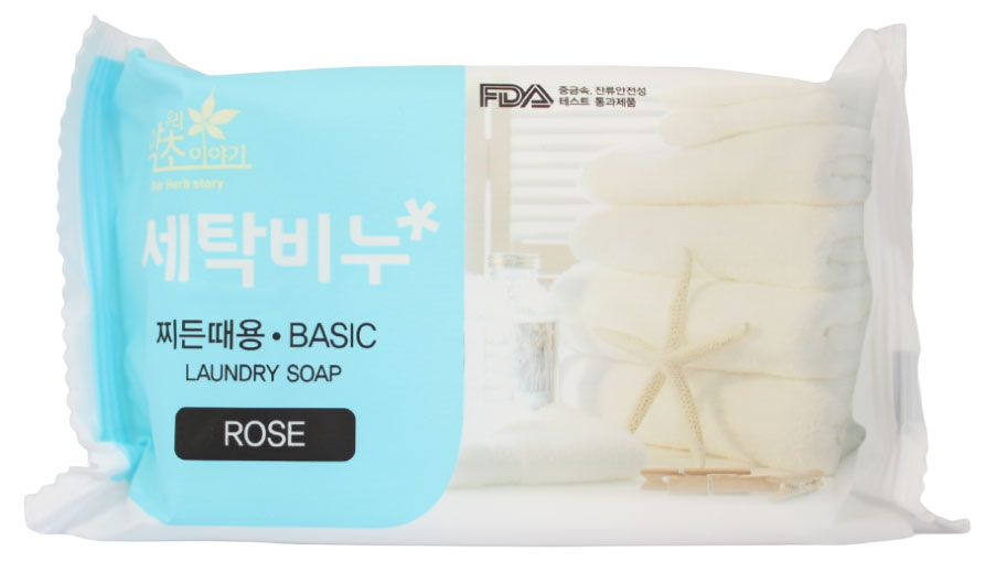 

Мыло хозяйственное Our Herb Story против стойких пятен с розой, 200 г