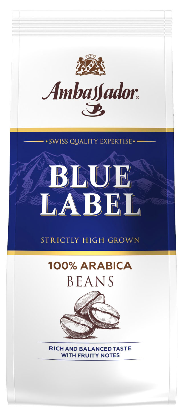 

Кофе в зернах Ambassador Blue label, 200 г