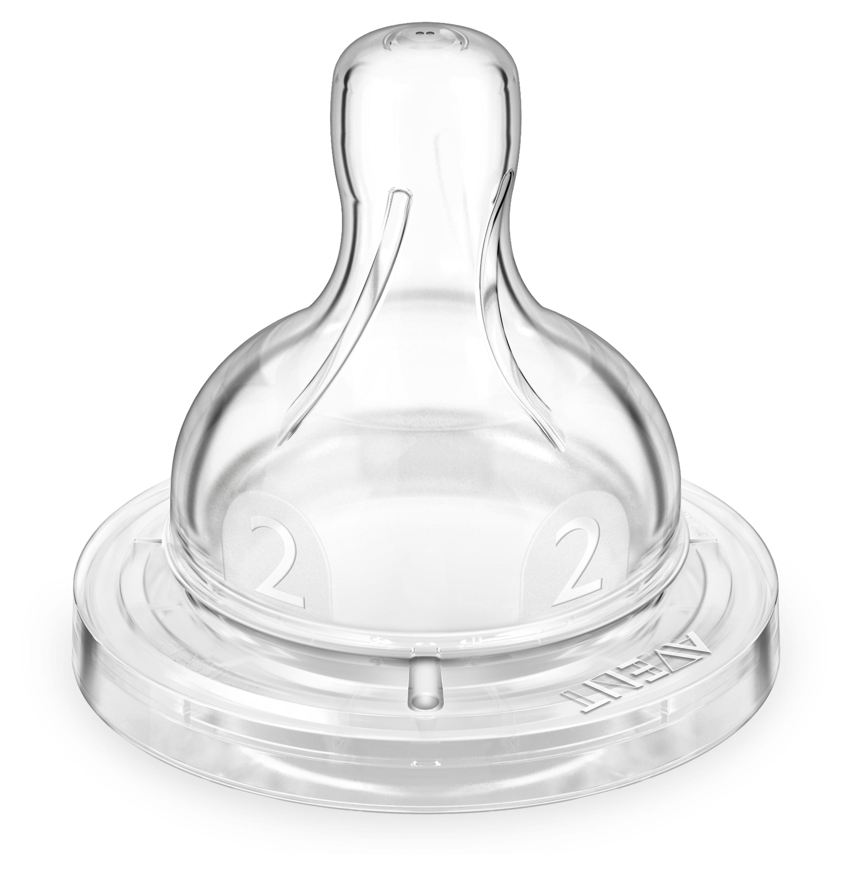 

Соска Philips Avent Classic+ медленный поток с 1 мес., 2 шт