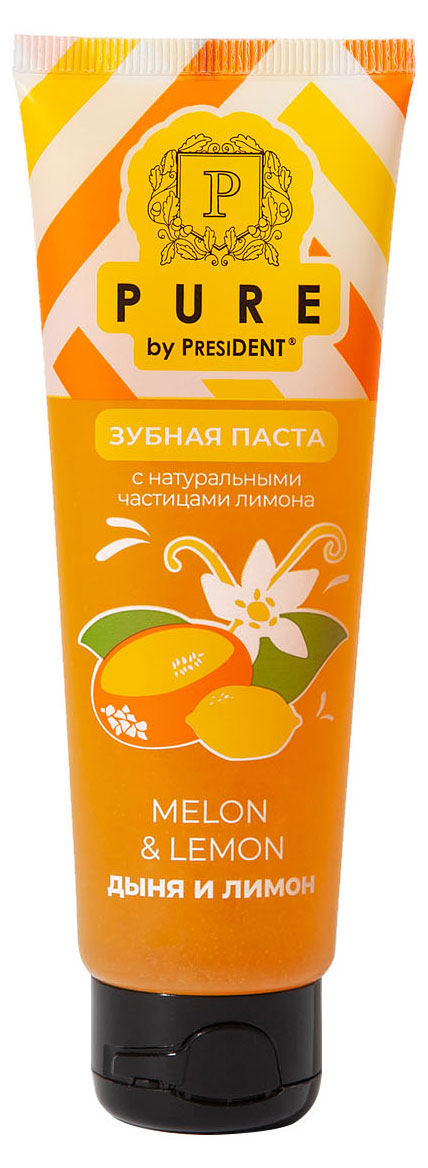 

Зубная паста President Pure by дыня лимон, 100 мл