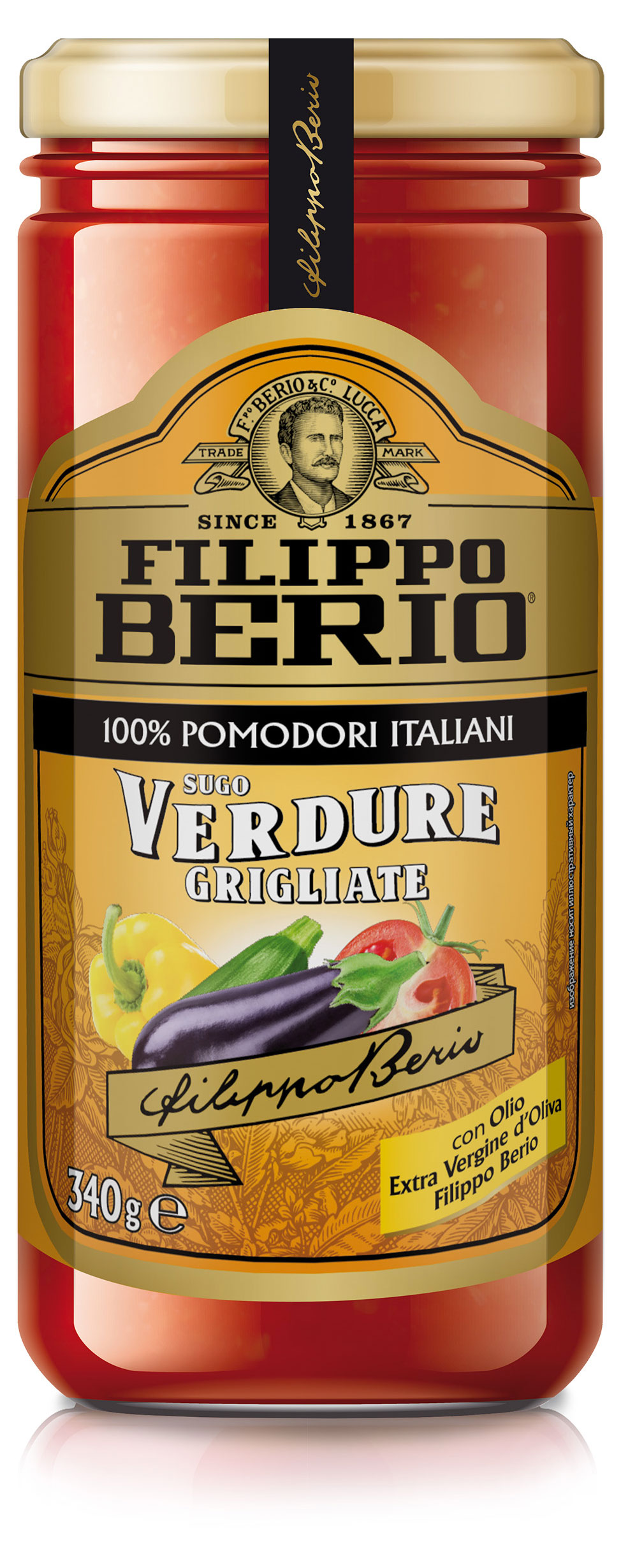 

Соус томатный Filippo Berio с овощами на гриле, 340 г