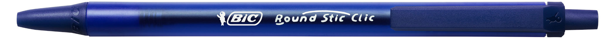 

Ручка шариковая автоматическая BIC Round Stic Clic синяя