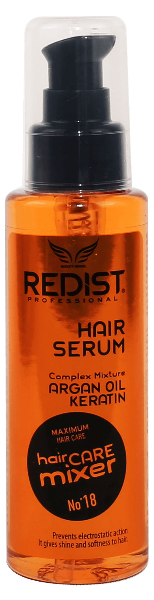 

Сыворотка для волос Redist Hair Serum Argan Oil & Keratin Hair care mixer с кератином и аргановым маслом 18, 125 мл