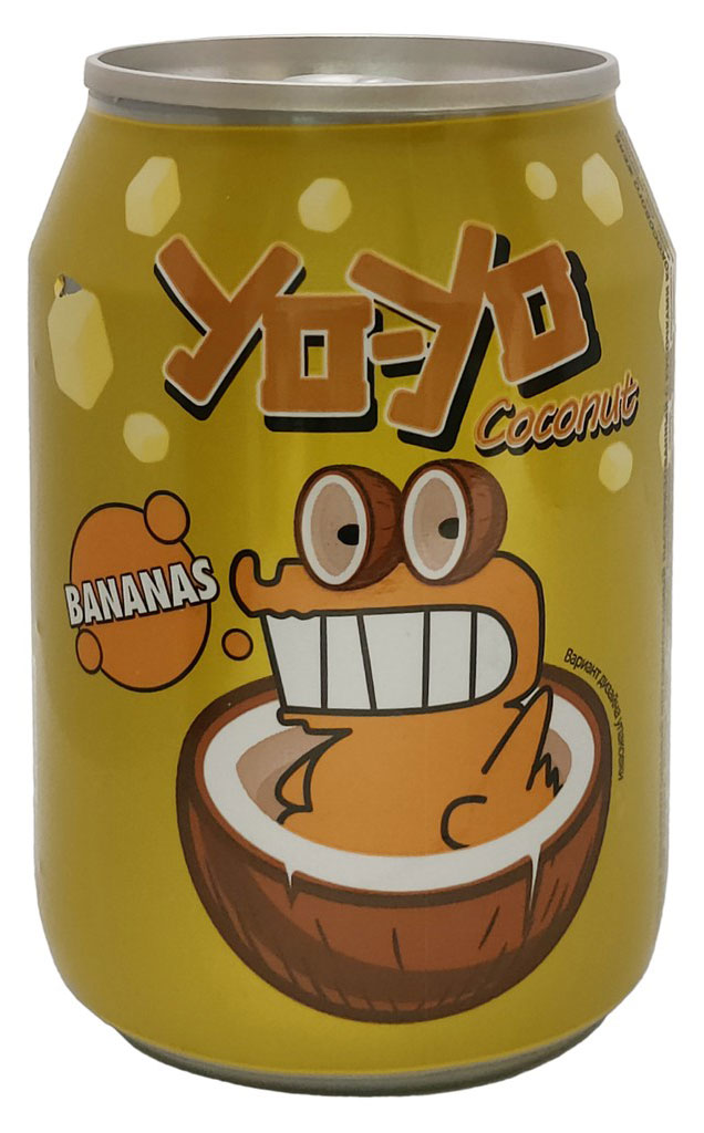 

Напиток сокосодержащий Yo-Yo негазированный с кусочками кокосового желе со вкусом банана, 240 мл