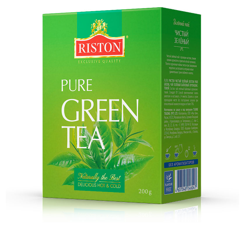 

Чай зеленый RISTON Pure листовой, 200 г
