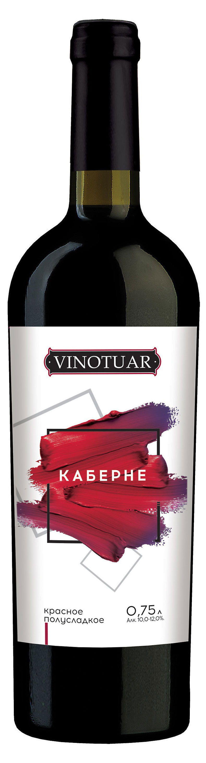 

Вино Vinotuar Каберне красное полусладкое Россия, 0,75 л