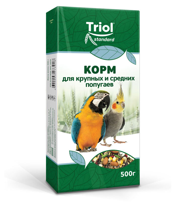 

Лакомство для попугаев Triol крупных и средних, 500 г