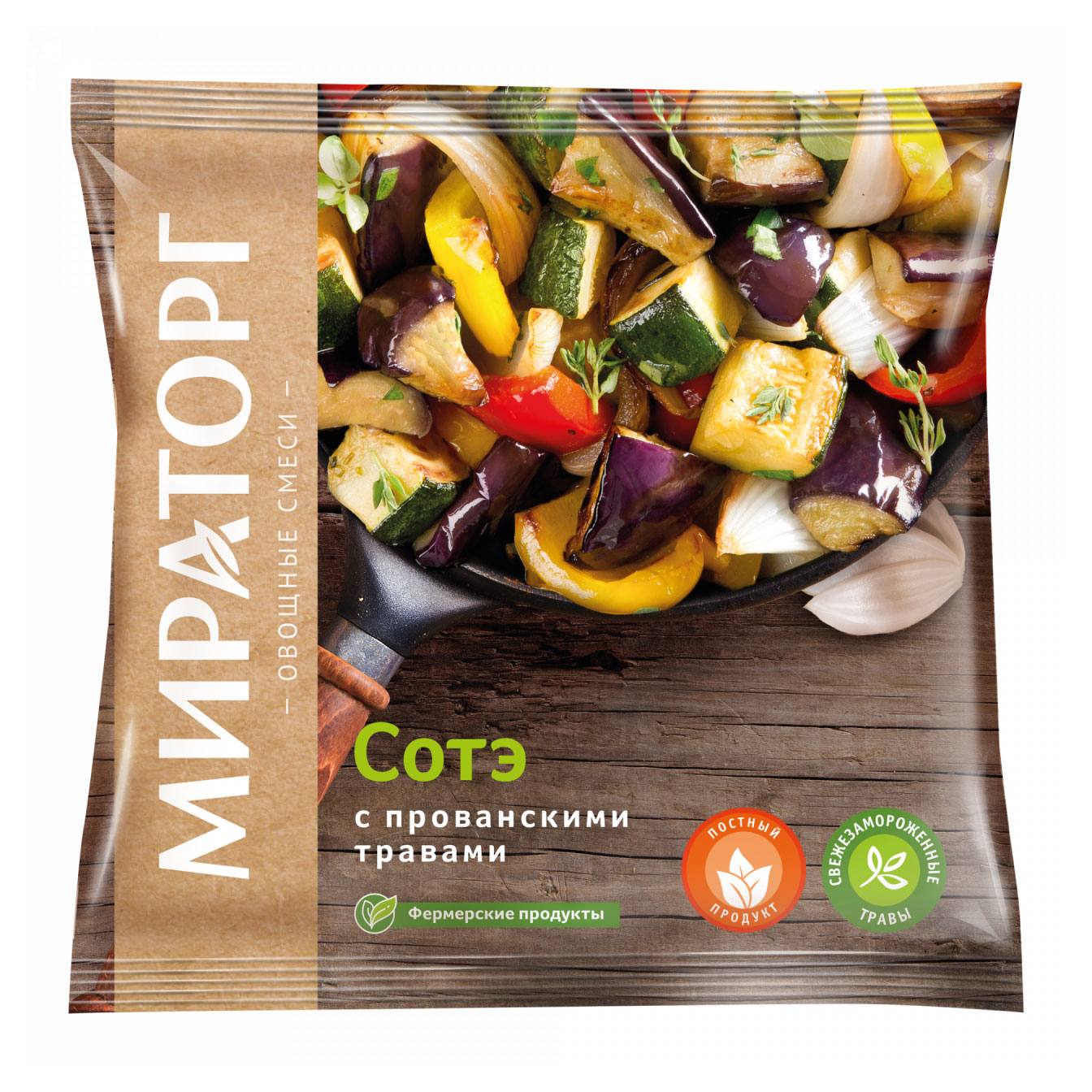 

Овощная смесь Мираторг Сотэ с прованскими травами замороженная, 400 г