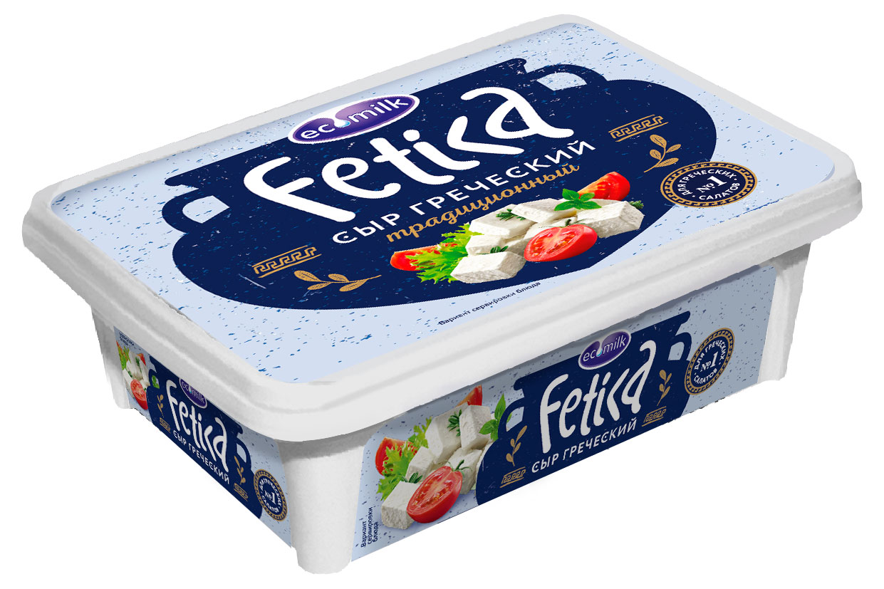 

Сыр рассольный Экомилк Fetica Фетика греческий традиционный для салата БЗМЖ, 220 г