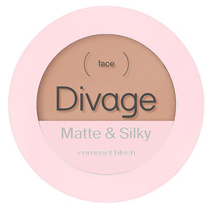 

Румяна Divage Matte & Silky compact blush тон 1