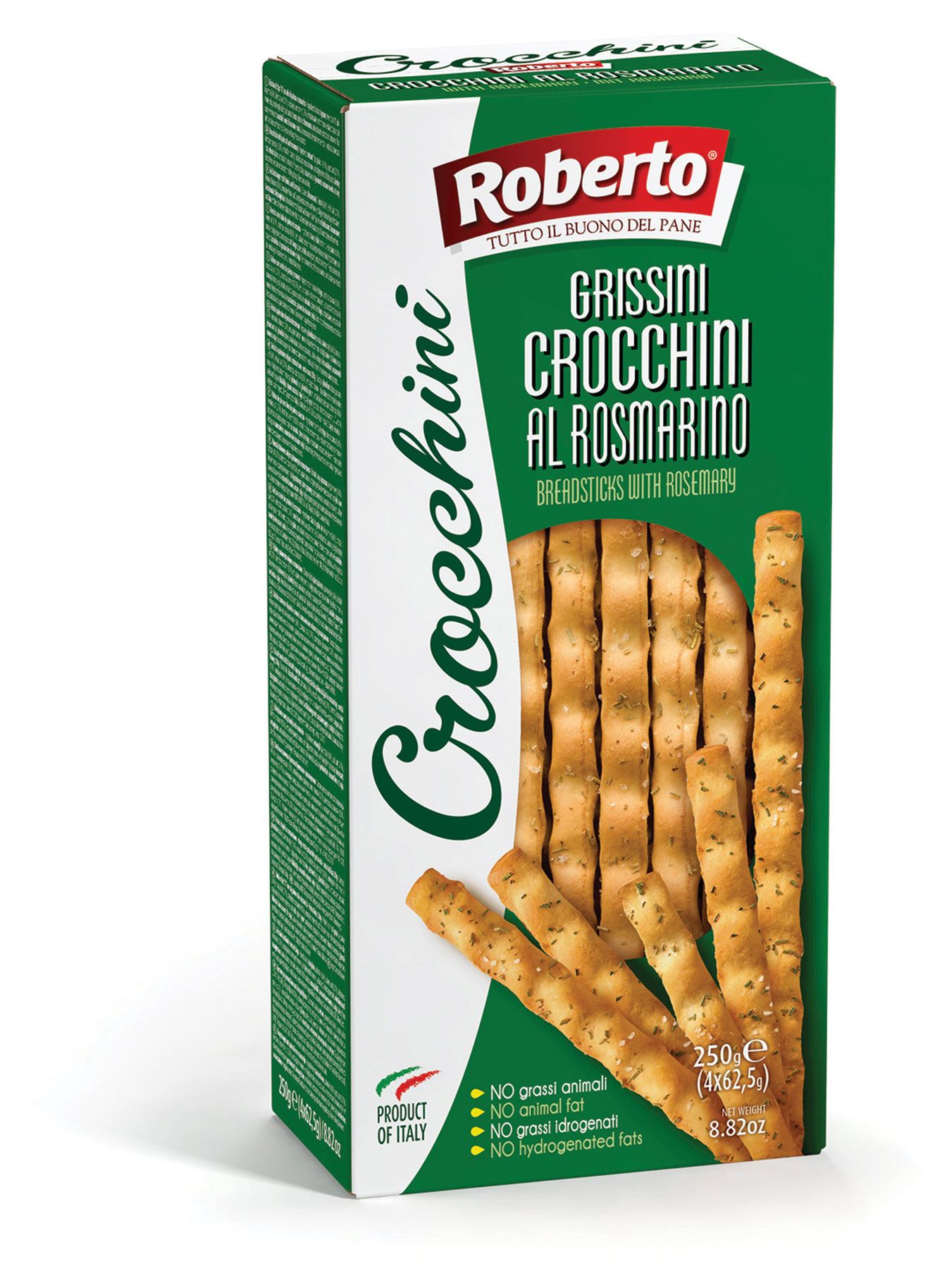 

Палочки хлебные Roberto Гриссини Кроккини с розмарином, 250 г
