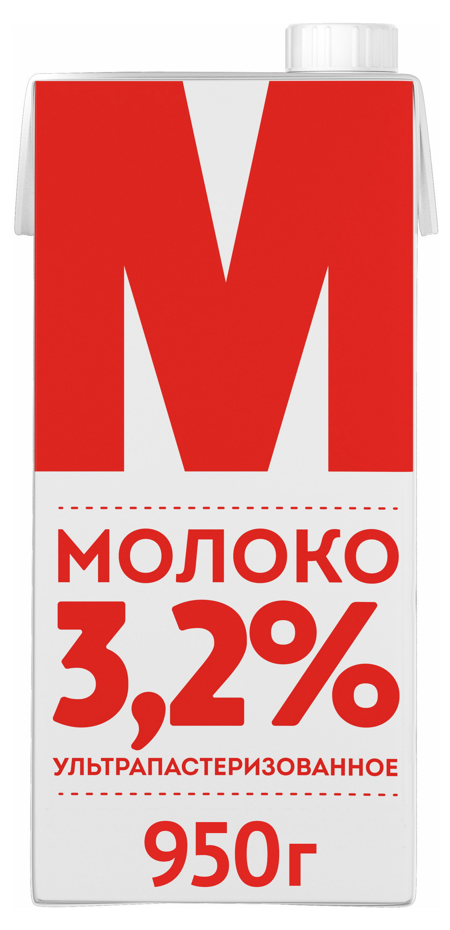 

Молоко питьевое М стерилизованное 3,2% БЗМЖ, 950 мл