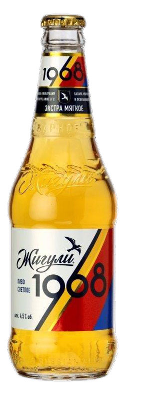 

Пиво Жигули 1968 светлое 4,5%, 430 мл