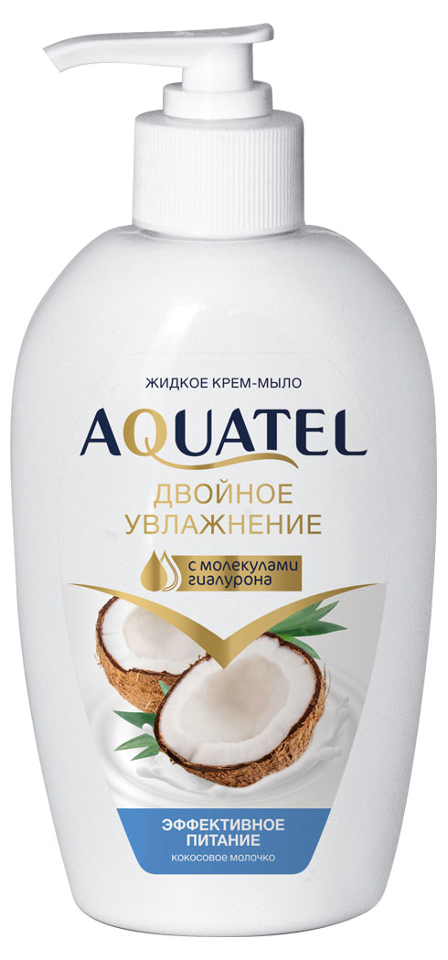 

Крем-мыло Aquatel кокосовое молочко, 280 г