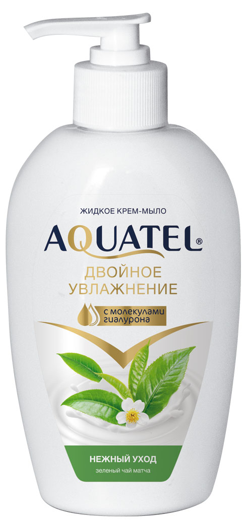 

Крем-мыло Aquatel зеленый чай матча, 280 г