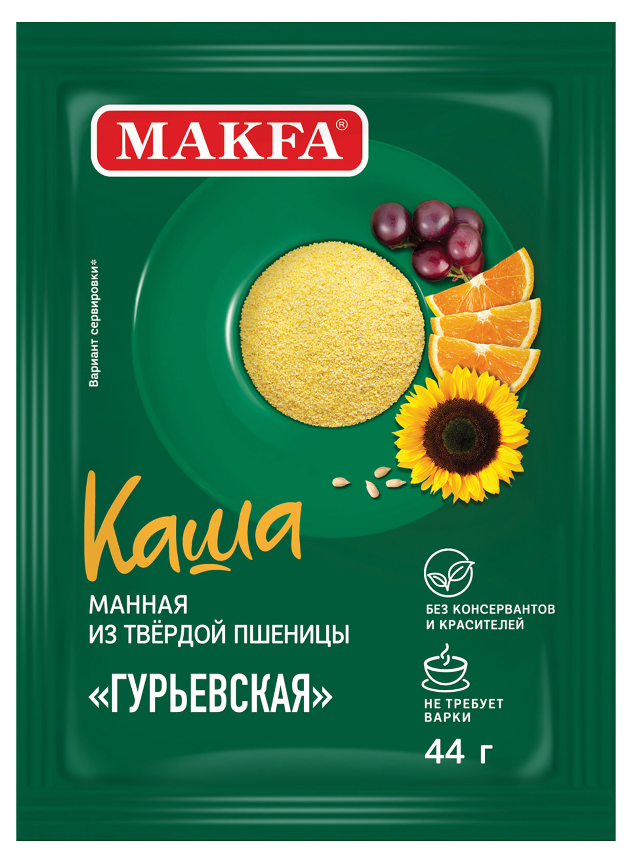 

Каша манная Makfa Гурьевская, 44 г