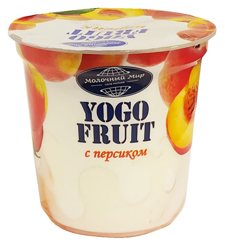 

Йогурт YOGO FRUIT двухслойный с персиком 2,5% БЗМЖ, 150 г