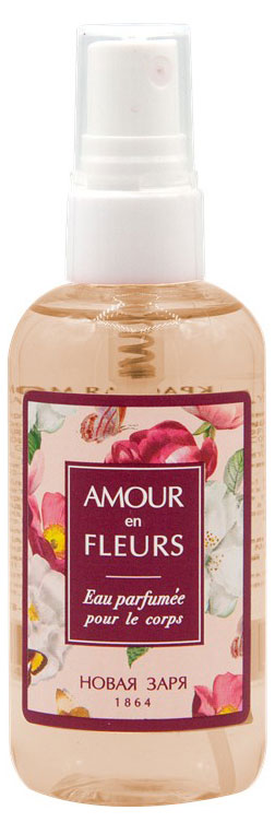 

Душистая вода для тела женская Новая Заря Amour en fleurs, 100 мл