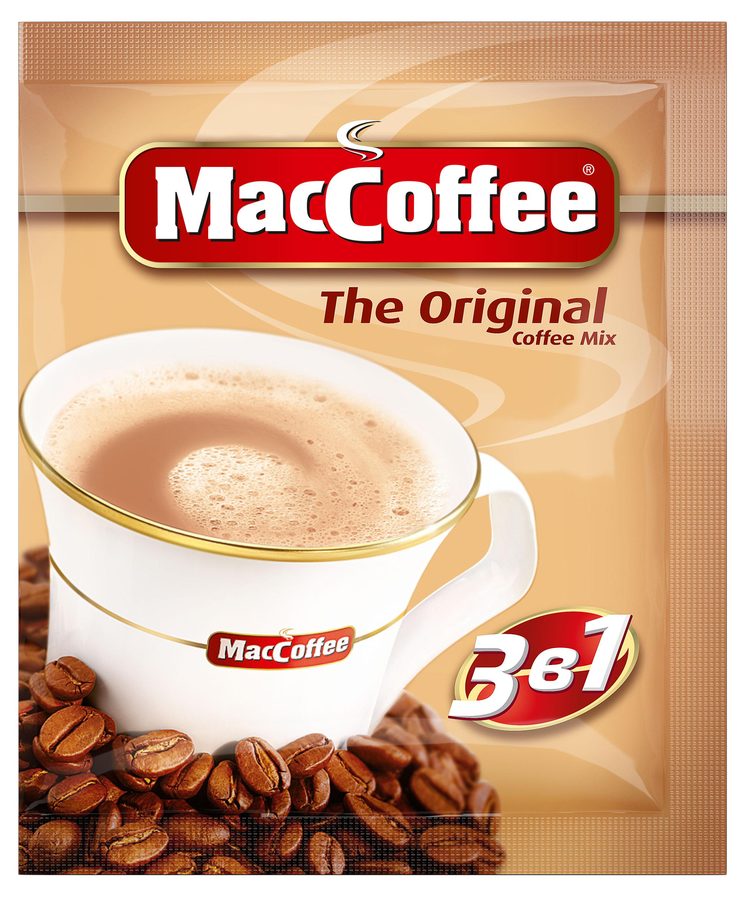 

Кофейный напиток MacCoffee Original 3в1 растворимый, 20 г