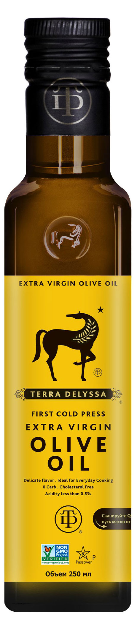 

Масло оливковое Terra Delyssa Extra Virgin нерафинированное высшего качества, 250 мл