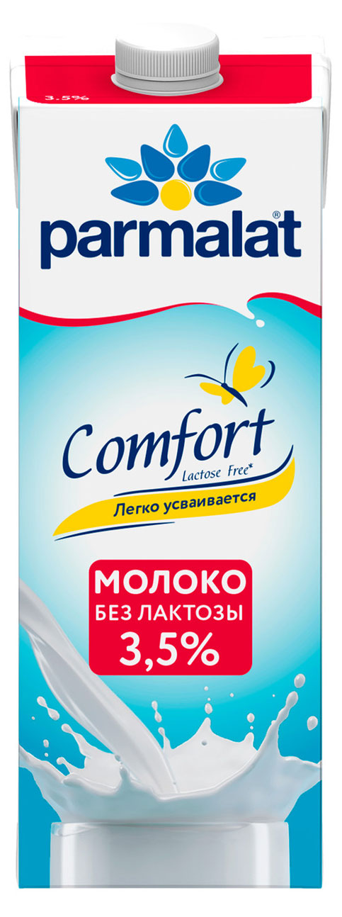 

Молоко Parmalat Comfort ультрапастеризованное безлактозное 3,5% БЗМЖ, 1 л