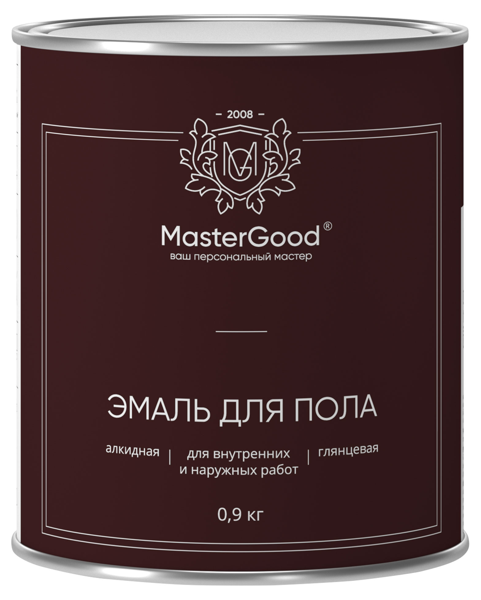 

Эмаль для пола Master Good желто-коричневая, 0,9 кг
