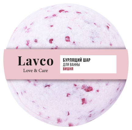 

Шар бурлящий для ванны L'Cosmetics вишня, 160 г