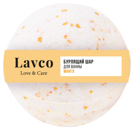 

Шар бурлящий для ванны L'Cosmetics манго, 160 г