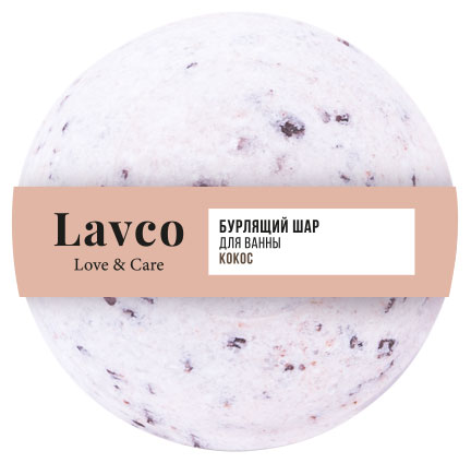 

Шар бурлящий для ванны L'Cosmetics кокос, 160 г